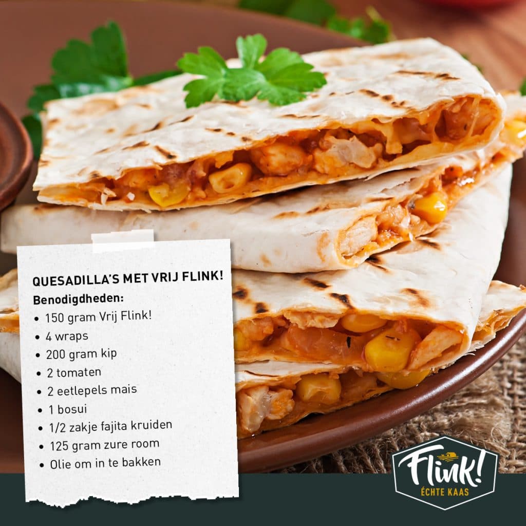 Flink recept Mexican Quesadilla